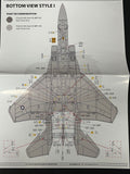 PK48-001 F-15 Eagle Early Stencils