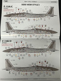 PK48-001 F-15 Eagle Early Stencils