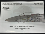 PK48-001 F-15 Eagle Early Stencils