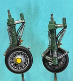 48297 Saab J35 Draken Landing Gear and Wheel Set