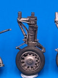 48297 Saab J35 Draken Landing Gear and Wheel Set