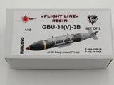FLR0890 1/48 GBU-31(V)-3B JDAM (set of 2)