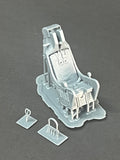 32037 ESCAPAC 1G-3 Ejection Seat (1) with wrinkled Parachute Pack