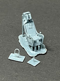 48211 ESCAPAC 1C-3 Seat with uncovered D Ring cable (1) Smooth Parachute Pack