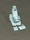 48209 ESCAPAC 1C-3 Ejection Seat with Covered D Ring Cable (1) Smooth Parachute Pack