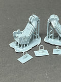 48210 ESCAPAC 1C-3 ejection seat with uncovered D Ring cable. Smooth parachute Pack (2)