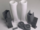 48080 F-15 Eagle Corrected Seamless Intakes w/ F-100-PW-100 Engine Faces (GWH Kit)