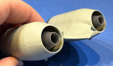48160 A-10 Warthog Engine Inlet and exhaust combo set (Academy)