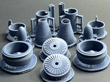 48160 A-10 Warthog Engine Inlet and exhaust combo set (Academy)